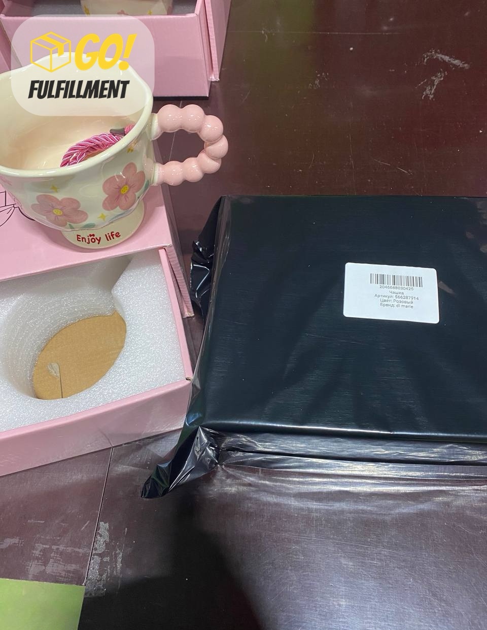 Упаковка кружек