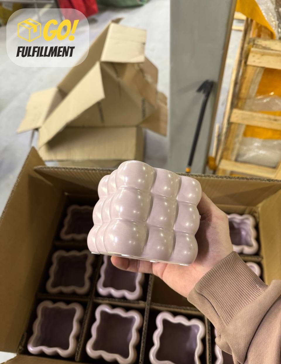 Упаковка и маркировка ваз на ФФ Гоу